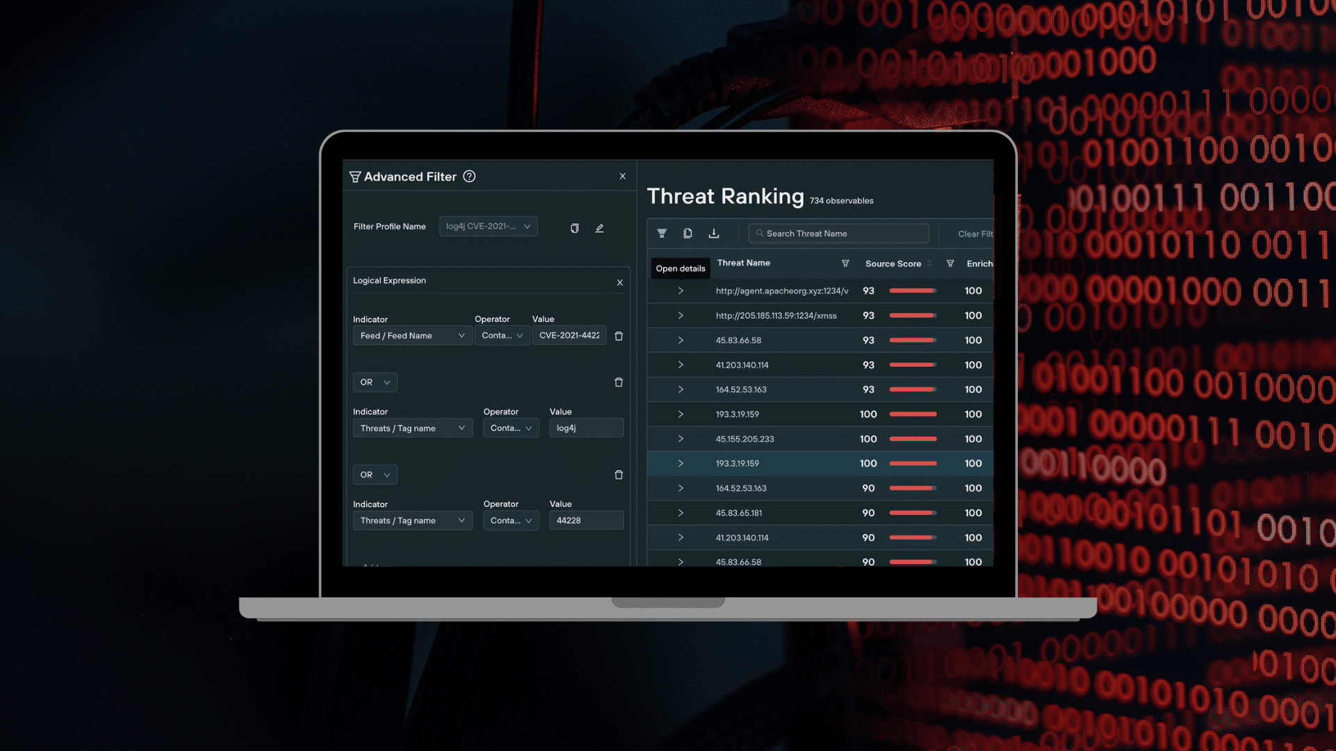 Silent Push platform advanced filter settings