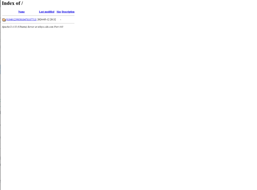 Our team found an open directory on telnyx-cdn[.]com 