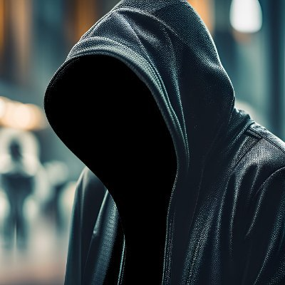 Liu used an image of a hoodie with no visible face