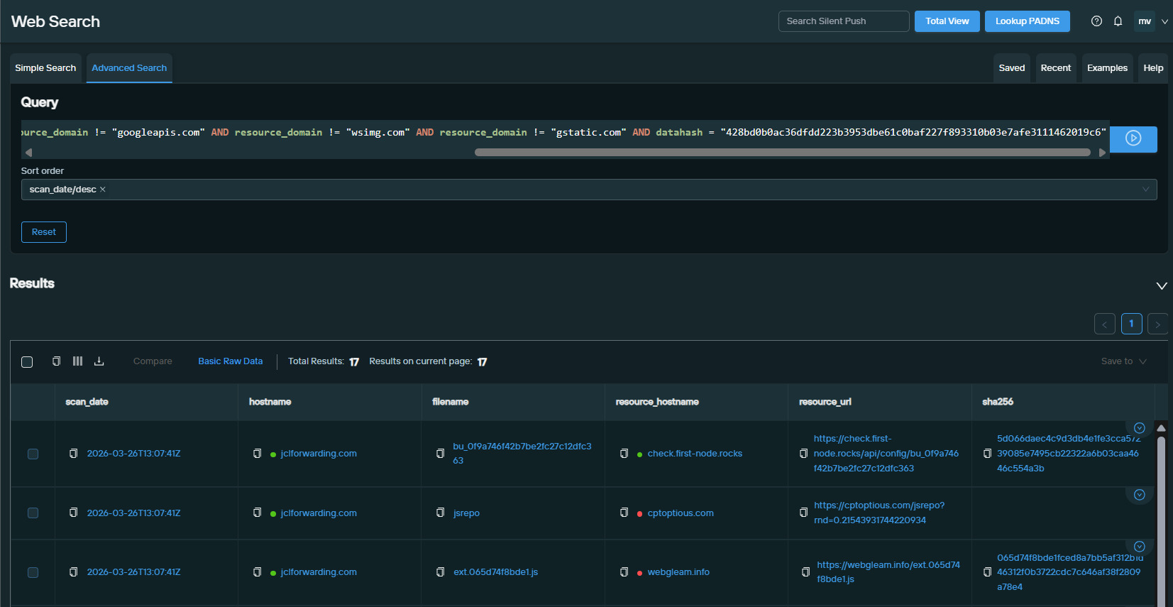 Web Search Query results, fig. 8