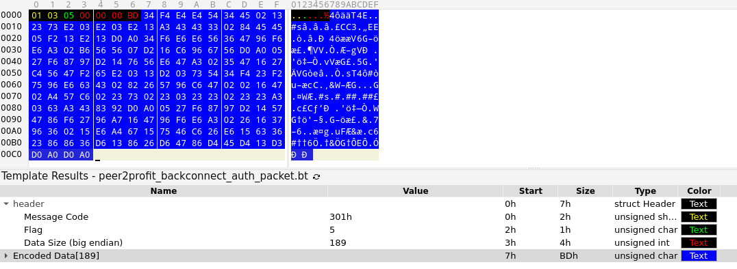 Final authentication packet